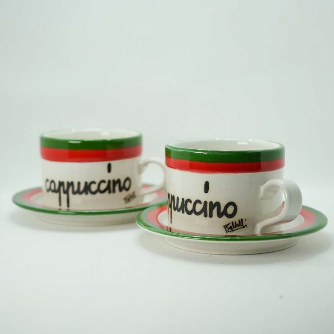 Baldelli Italia Cappucino Cups & Saucers - Pre-Loved - Image 2