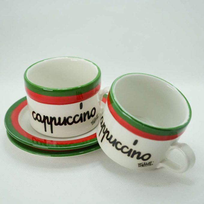 Baldelli Italia Cappucino Cups & Saucers - Pre-Loved - Image 4