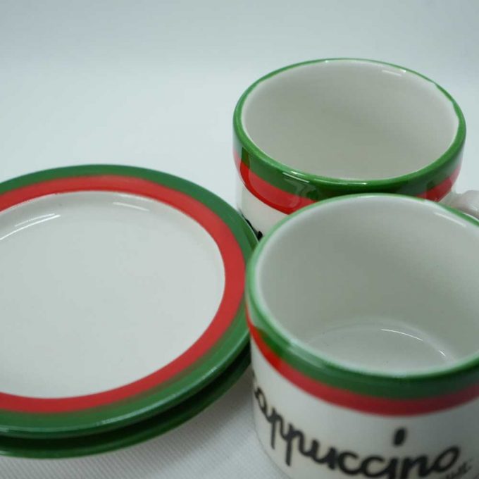 Baldelli Italia Cappucino Cups & Saucers - Pre-Loved - Image 3