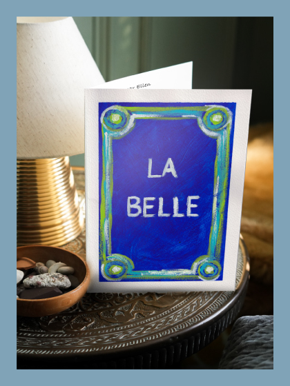 A picture of an Art Card by the herringbone studio