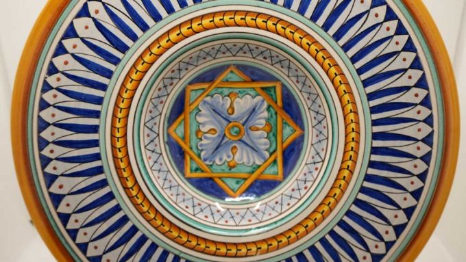 a close up of the de scenzo sorrento bowl