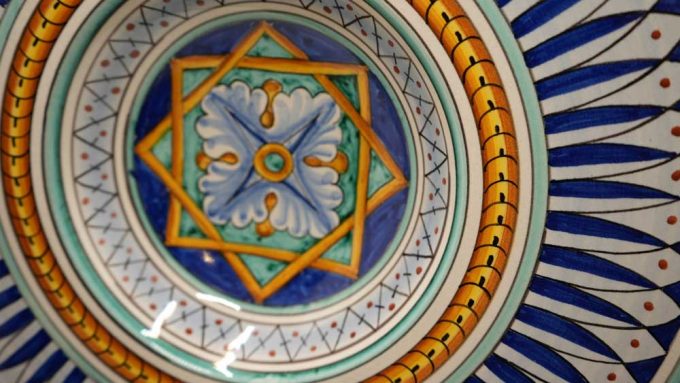 a close up of the de scenzo sorrento bowl