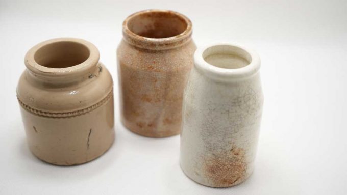 Pre-Loved - Mini Stoneware Vases 2 - Set Of 3 - Image 2