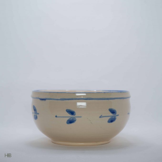 Beautiful blue and white plate and bowl set - Image 2