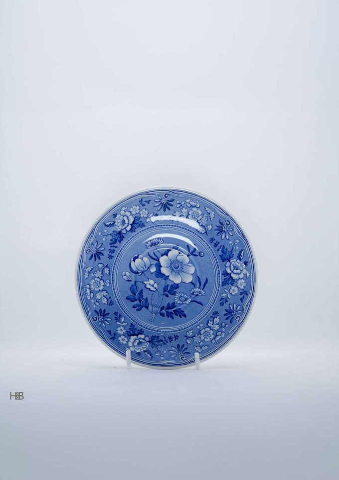Spode flower plate
