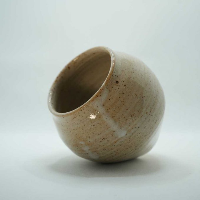 White Nuka Stoneware Vase by Gemma Smale - Image 4