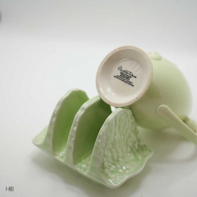 Carlton Ware milk jug and toast rack - Image 5
